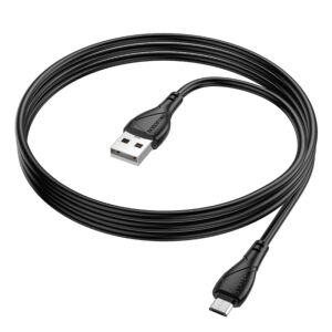 Borofone kabelis BX121 Energy - USB į Micro USB - 2,4A 1 m juodos spalvos - Image 3