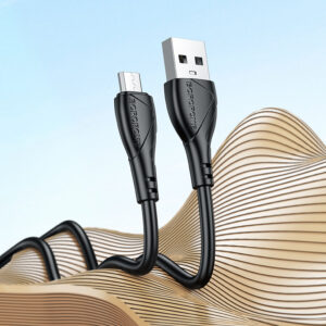 Borofone kabelis BX121 Energy - USB į Micro USB - 2,4A 1 m juodos spalvos - Image 4