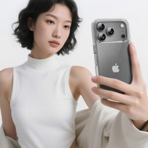 Rock Crystal Shield Series dėklas skirtas Apple iPhone 17 Pro skaidrus - Image 7