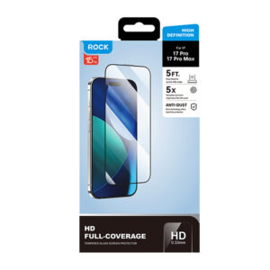Rock Apsauginis stiklas HD Full-coverage Anti-static skirtas Apple iPhone 17 Pro Max - Image 9