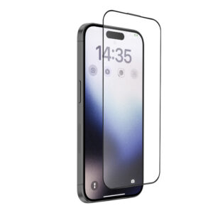 Tel Protect Full Glue 6D Matt Apsauginis stiklas skirtas Apple iPhone 12 Pro Max Black - Image 2