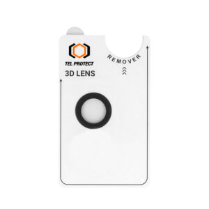 Tempered glass Tel Protect 3D kameros apsauga skirta Apple iPhone 17 Air black (lens 1 piece) - Image 2