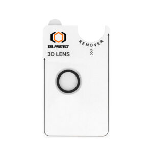 Tempered glass Tel Protect 3D kameros apsauga skirta Apple iPhone 17 Air transparent (lens 1 piece) - Image 2