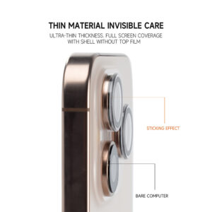 Tempered glass Tel Protect 3D kameros apsauga skirta Apple iPhone 17 Air transparent (lens 1 piece) - Image 9