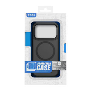 Rock Guard Touch Matte Series Magnetic dėklas skirtas Apple iPhone 17 juodos spalvos (metal lens frame) - Image 8