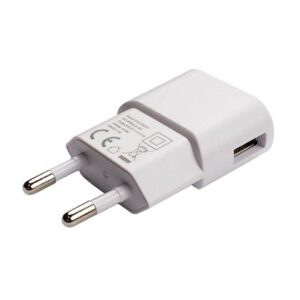 Grab 'n Go - 1A/5W USB-A Laidinis įkroviklis - baltos spalvos