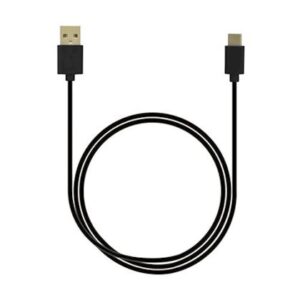 Grab 'n Go - kabelis USB-C į USB-A 1m - juodos spalvos