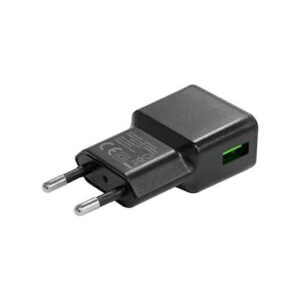 Grab 'n Go - 2.4A/12W USB-A Fast Laidinis įkroviklis - juodos spalvos