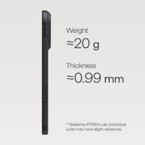 Pitaka Ultra Slim Case Apple iPhone 17 Pro, black - Image 4