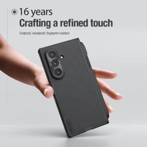 Nillkin Super Frosted FOLD Magnetic Pen Slot Back dėklas skirtas Samsung Galaxy Z Fold 7 Dark žalios spalvos - Image 2