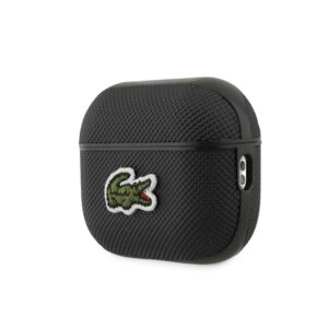 Lacoste Petit Pique Croc Logo Patch dėklas skirtas AirPods Pro 2 juodos spalvos - Image 2