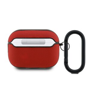 Lacoste Petit Pique Croc Logo Patch dėklas skirtas AirPods Pro 2 raudinos spalvos