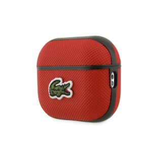 Lacoste Petit Pique Croc Logo Patch dėklas skirtas AirPods Pro 2 raudinos spalvos - Image 2