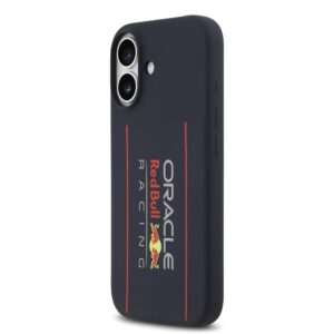 Red Bull Silicone Vertical Logo MagSafe dėklas skirtas Apple iPhone 17 mėlynos spalvos