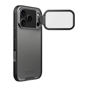 Nillkin CamShield Prop dėklas skirtas Apple iPhone 17 Pro skaidrus juodos spalvos