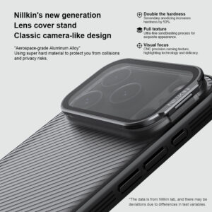 Nillkin CamShield Prop dėklas skirtas Apple iPhone 17 Pro skaidrus juodos spalvos - Image 2