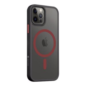 Tactical MagForce Hyperstealth 2.0 dėklas skirtas Apple iPhone 12/12 Pro juodos spalvos/Red