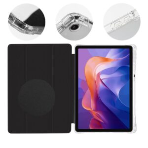 OBAL:ME MistyTab dėklas skirtas Xiaomi Redmi Pad 2 juodos spalvos