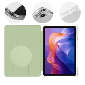OBAL:ME MistyTab dėklas skirtas Xiaomi Redmi Pad 2 žalios saplvos