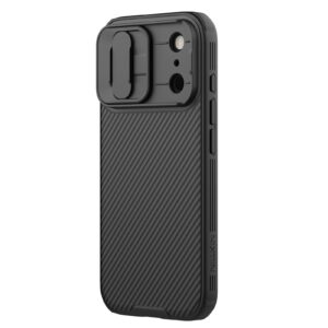 Nillkin CamShield PRO dėklas skirtas Apple iPhone 17 Pro juodos spalvos