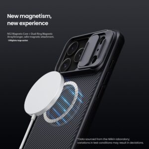 Nillkin CamShield PRO Magnetic Hard dėklas skirtas Apple iPhone 17 Pro Max juodos spalvos - Image 2
