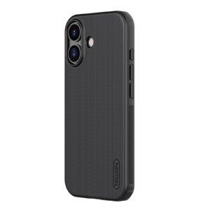 Nillkin Super Frosted PRO Back dėklas skirtas Apple iPhone 17 juodos spalvos