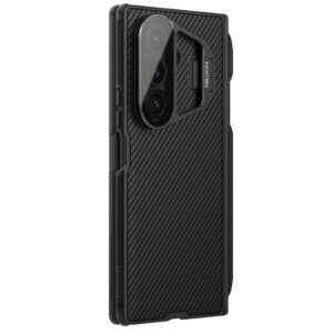 Nillkin CamShield Prop Pen Slot (skaidrus Lens) dėklas skirtas Samsung Galaxy Z Fold 7 juodos spalvos