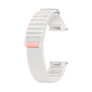 ET-SVL30SWE Samsung Galaxy Watch 4/5/6/7 medžiaginė apyrankė 20mm S/M Pink/White - Image 2