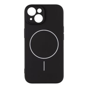 OBAL:ME MagNetix Matte TPU dėklas skirtas Apple iPhone 15 juodos spalvos