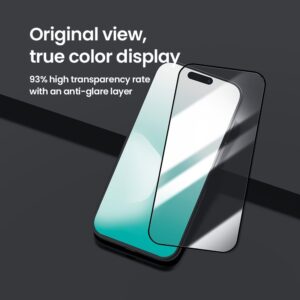 Nillkin Apsauginis stiklas 2.5D CP+ PRO juodos spalvos skirtas Apple iPhone 17 (su aplikatoriumi) - Image 2