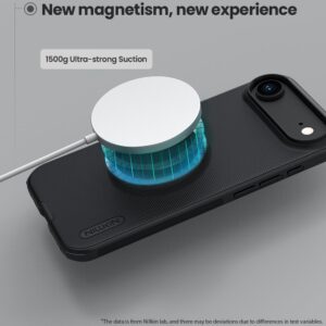 Nillkin Super Frosted PRO Magnetic Back dėklas skirtas Apple iPhone Air juodos spalvos - Image 2