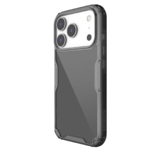 Nillkin Nature TPU PRO dėklas skirtas Apple iPhone 17 Pro skaidrus juodos spalvos