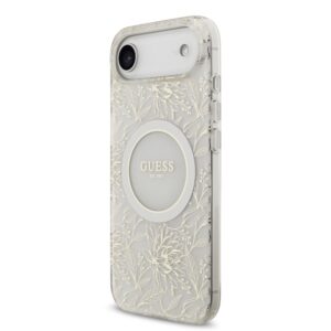Guess IML Flowers Allover virvelė MagSafe dėklas skirtas Apple iPhone Air baltos spalvos - Image 1