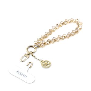 Guess Universal Wrist virvelė Crystals 4G Charm aukso spalvos - Image 1