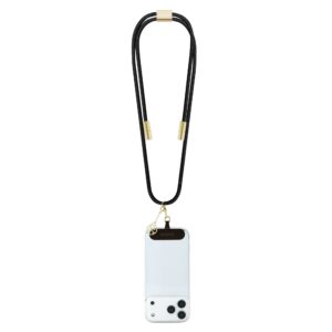 Guess Crossbody virvelė 4G Charm su įkrovimo kabeliu USB-C/USB-C juodos spalvos