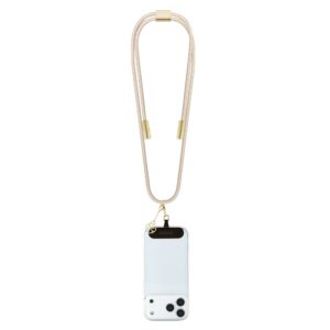Guess Crossbody virvelė 4G Charm su įkrovimo kabeliu USB-C/USB-C Beige