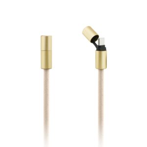 Guess Crossbody virvelė 4G Charm su įkrovimo kabeliu USB-C/USB-C Beige - Image 2