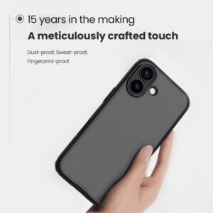 Nillkin Super Frosted PRO Back dėklas skirtas Apple Apple iPhone 17 skaidrus juodos spalvos - Image 2