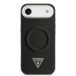 Guess PU Leather Triangle Logo MagSafe dėklas skirtas Apple iPhone Air juodos spalvos - Image 2