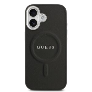 Guess PU Saffiano MagSafe dėklas skirtas Apple iPhone 17 juodos spalvos - Image 2