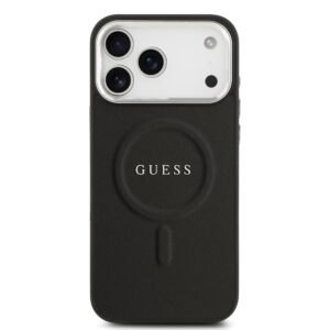 Guess PU Saffiano MagSafe dėklas skirtas Apple iPhone 17 Pro Max juodos spalvos - Image 2