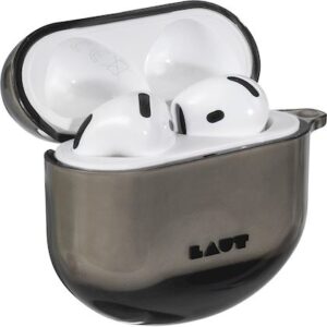 Laut Aero Protect dėklas skirtas AirPods 4th Gen, Black Cryst