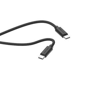Musthavz USB-C į USB-C pintas kabelis 1.0m 10OW juodos spalvos