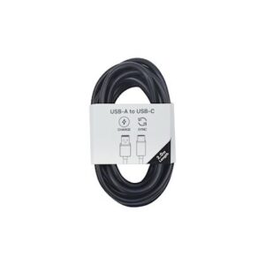 Musthavz į Go USB-A į USB-C kabelis 2.0m, juodos spalvos