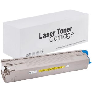 OKI lazerinio spausdintuvo kasetė - toneris OK-853Y | rem. | 45862837 - Image 1