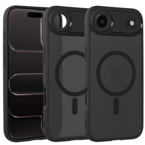 Full Matte Mag Dėklas skirtas Apple iPhone 17 Air juodos spalvos