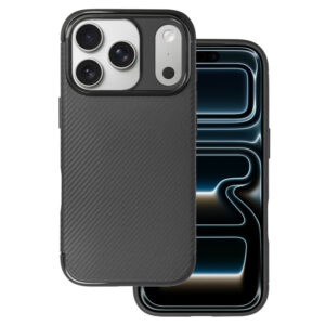 Tel Protect Carbon Elite skirtas Apple iPhone 17 Pro juodos spalvos