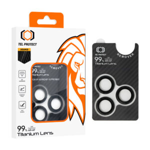 Apsauginis stiklas Tel Protect Titanium Lens 99% AR Aramid Series on camera skirtas Samsung Galaxy S25 Ultra (objektyvui 5 vnt)