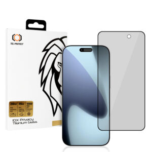 Apsauginis stiklas Tel Protect 10X Privacy Titanium skirtas Apple iPhone 17 Pro Max
