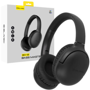 Blavec ausines Bluetooth BO-12 Bass Master ANC (BO12-B) juodos spalvos